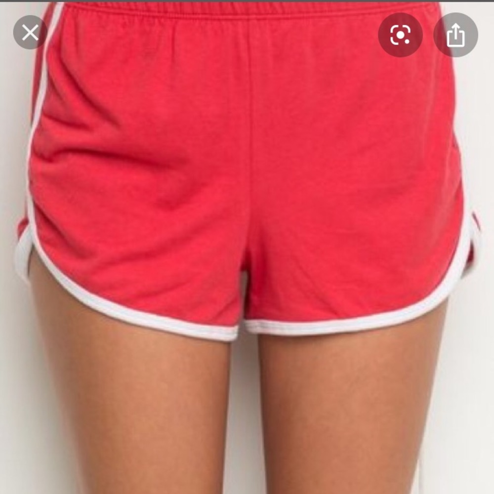Red brandy Melville shorts